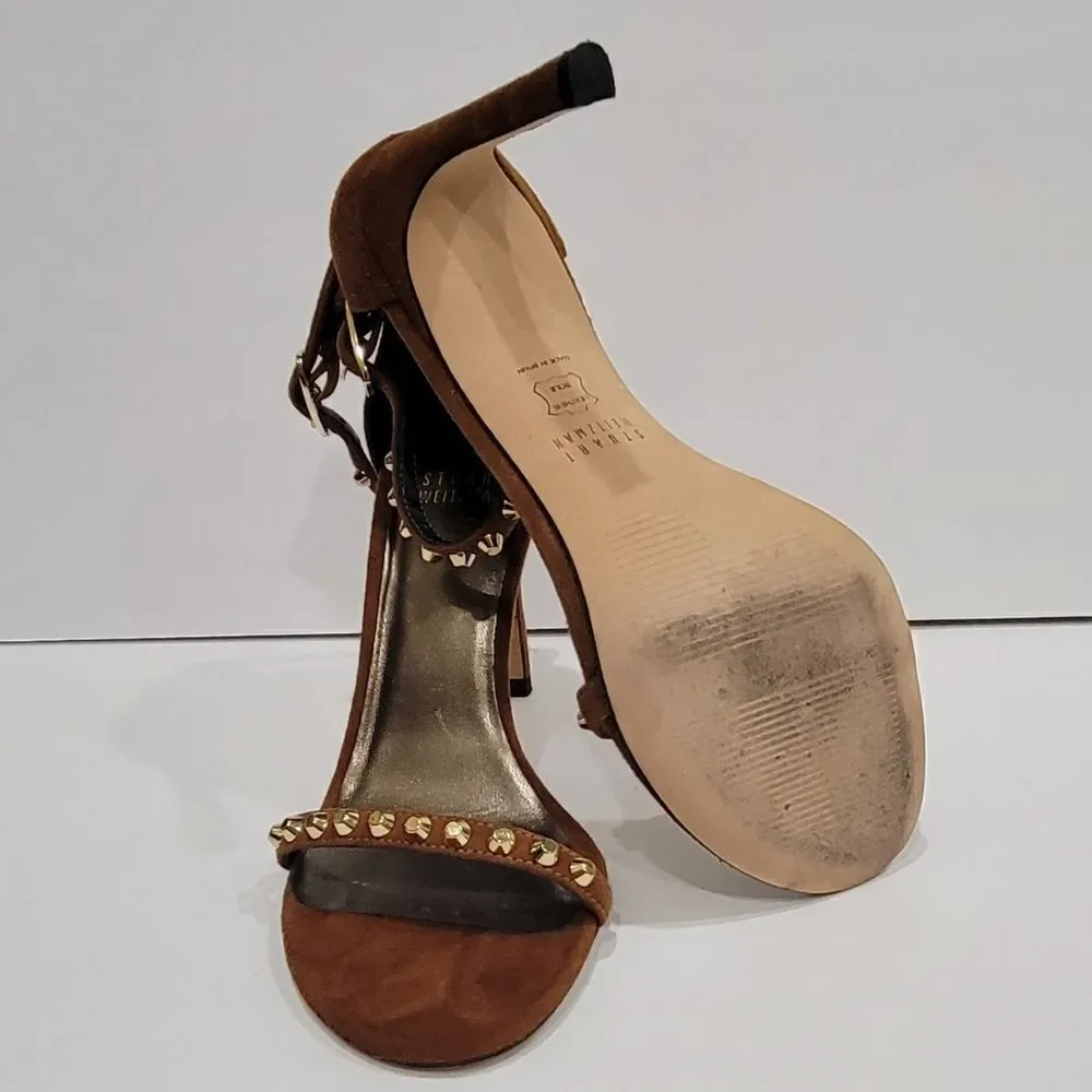 Stuart Weitzman brown suede nudist sz 6